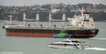 ID 13996 The 180m handysize bulker ES DIGNITY (2023/26128gt/42902dwt/IMO 9966099) departs Aucklandâ€™s Freyberg Wharf bound for Dunedin having arrived from Yeosu, South Korea on 25 June to load scrap...